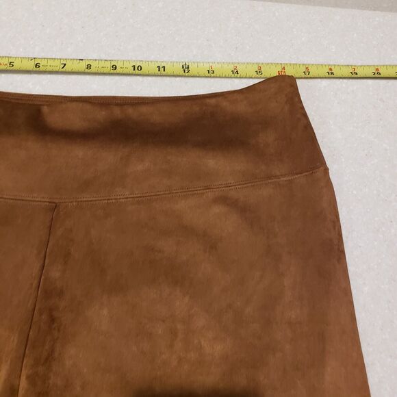 Soft Surroundings Brown elastic waist casual  Stretchy legging pants Size Large - Picture 11 of 11